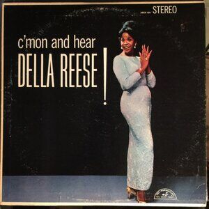 della reese c'mon and hear vintage 1985 lp - actress blues jazz pop amen gospel